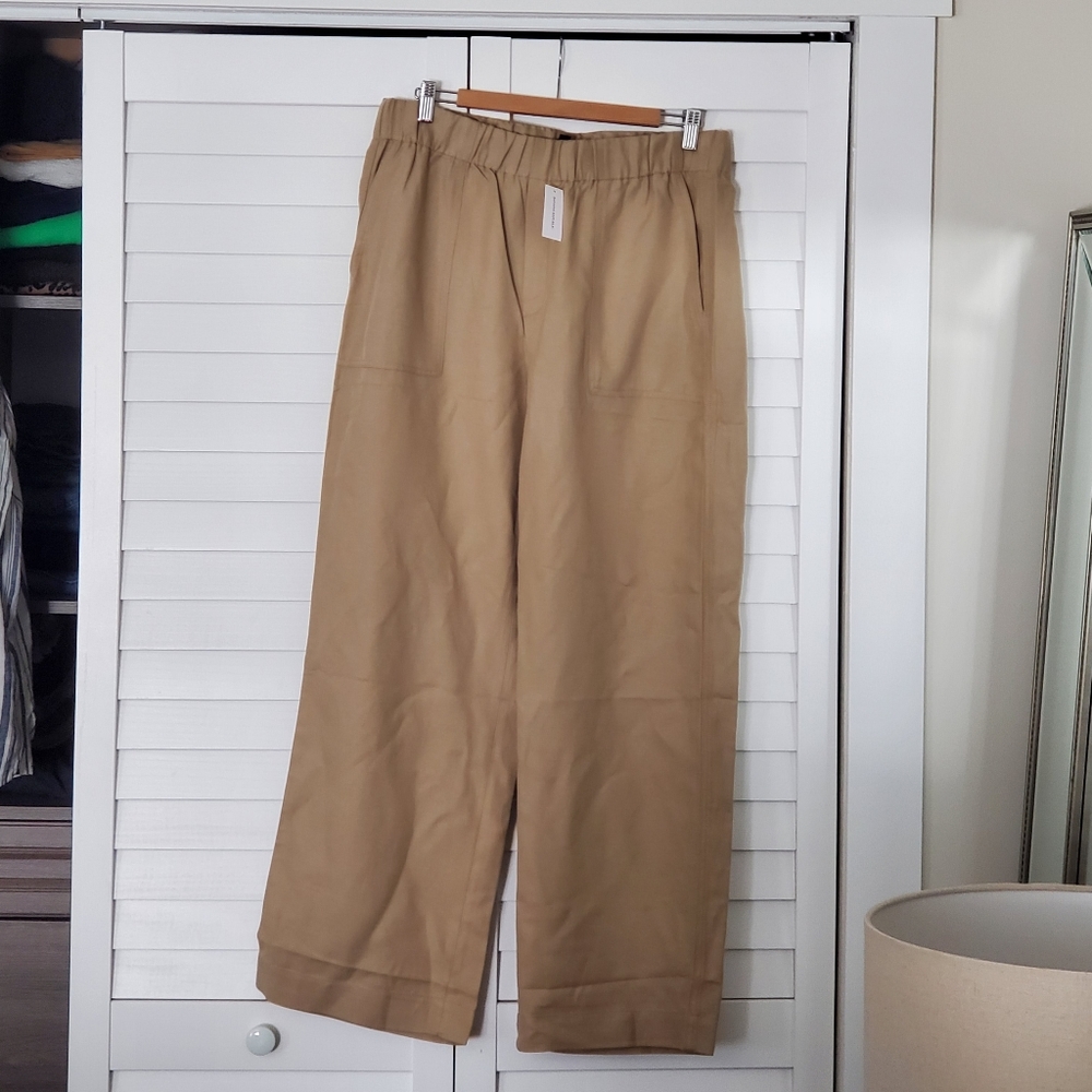 Banana Republic Tan Wide Leg Pant